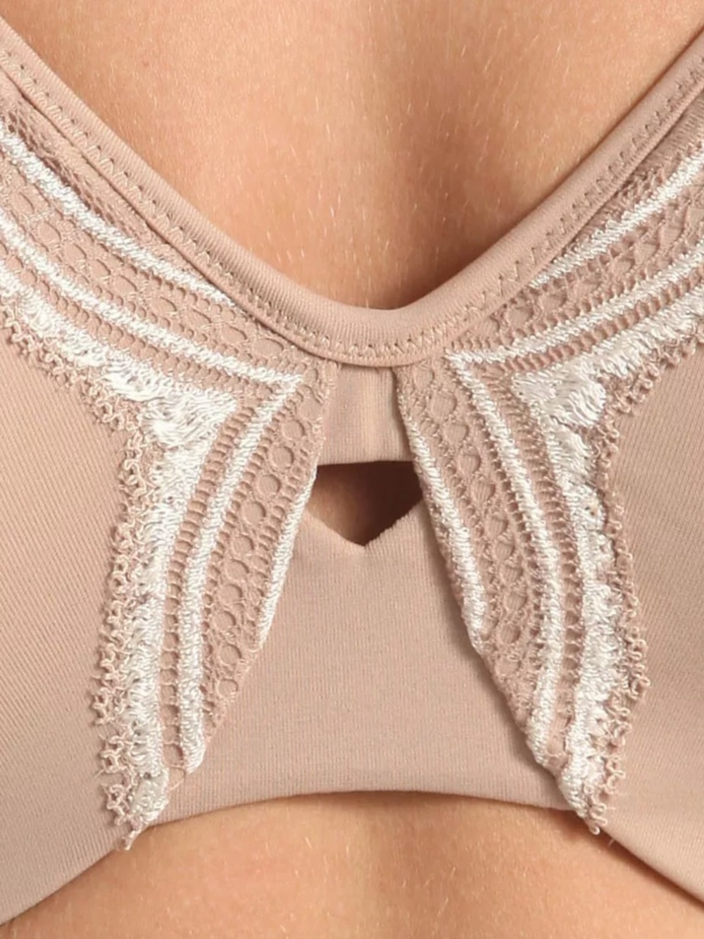Olga Women's Butterfly Effect Minimizer Bra – Toasted Almond/Ivory – NWT - Picture 2 of 2